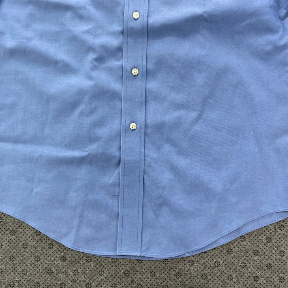 Brooks Brothers 1818 Regent Fit Light Blue Non-Iron Cotton Dress Shirt 15-2/3